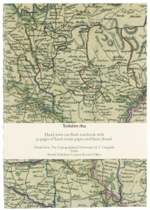 Notebook - Langdale's map of Yorkshire 1822